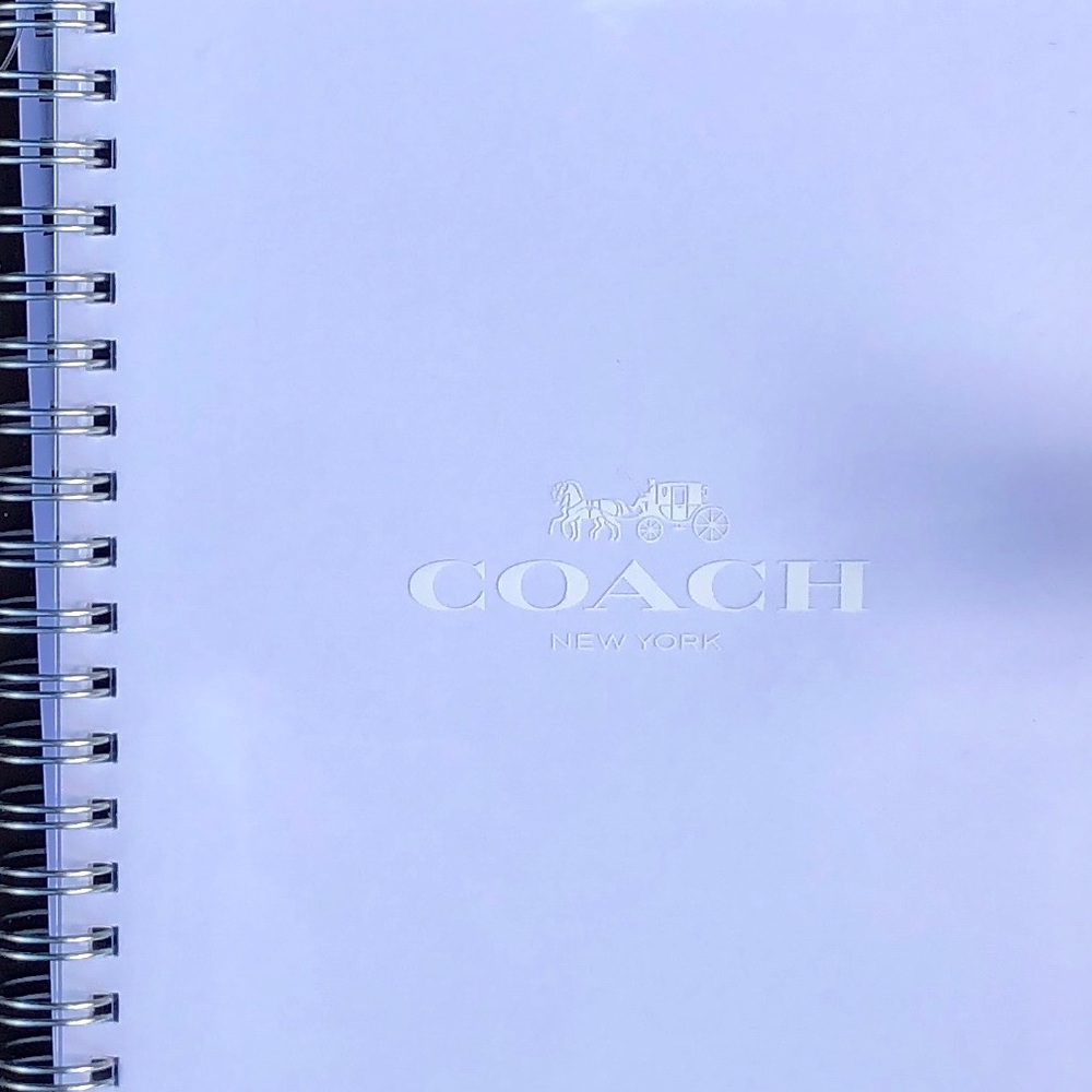 COACH Notebook in Signature Coated Canvas NWT - Picture 7 of 8